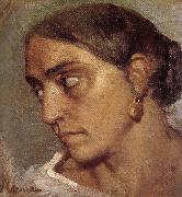 Etude de jeune italienne a la boucle d'oreille